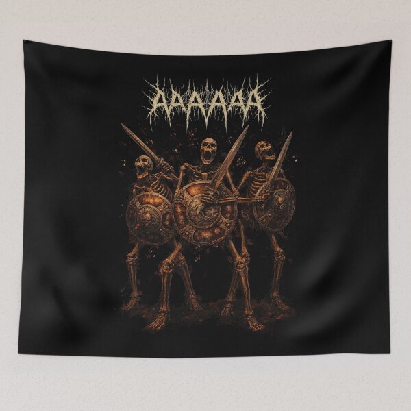 Item preview, Skeleton Banging on Shield designed and sold by Artaxias_Designs.