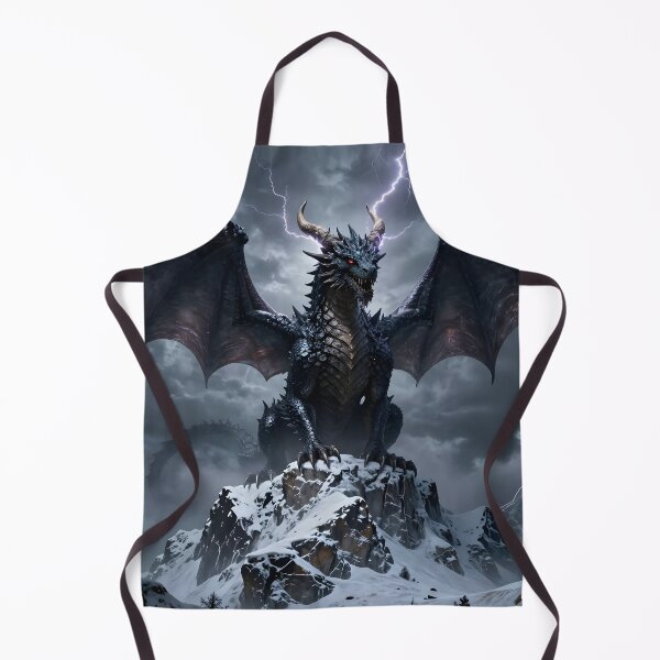 Item preview, King of the Mountain - Colossal Onyx Dragon designed and sold by Wolfdragon Werks.
