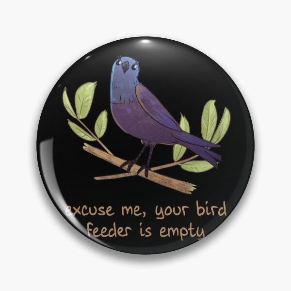 Item preview, Excuse Me, Your Bird Feeder is Empty - Grackle designed and sold by inkwish.