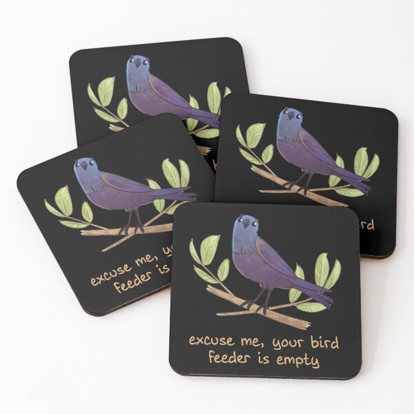 Item preview, Excuse Me, Your Bird Feeder is Empty - Grackle designed and sold by inkwish.