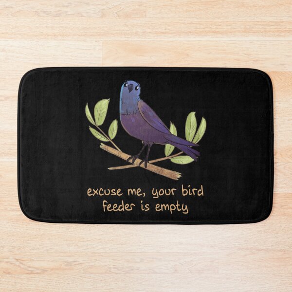 Item preview, Excuse Me, Your Bird Feeder is Empty - Grackle designed and sold by inkwish.