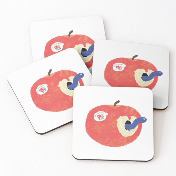 Item preview, DJO gap tooth smile apple sticker designed and sold by London Dixon.