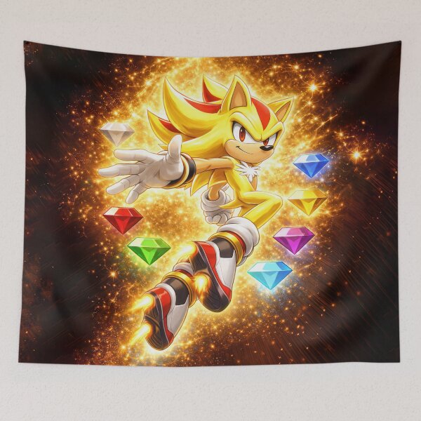 Item preview, Super Shadow – Chaos Emerald Power designed and sold by Shadow's Realm.