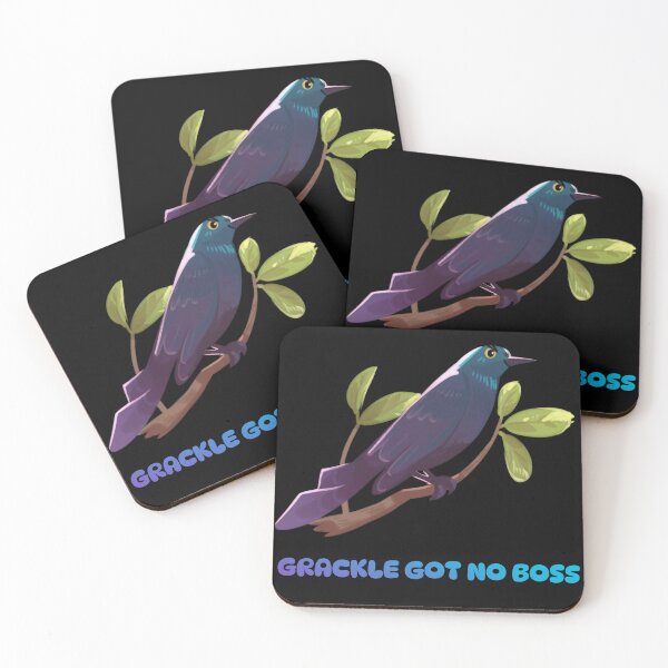 Item preview, Grackle Got No Boss - Cute Grackle Design designed and sold by inkwish.