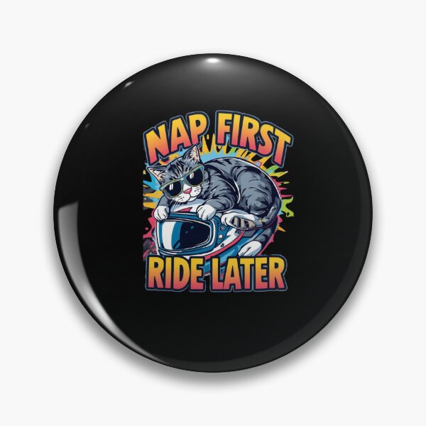 Item preview, NAP FIRST RIDE LATER- Nap Day motorcyclists funny graphic  designed and sold by YourTrendyTees.