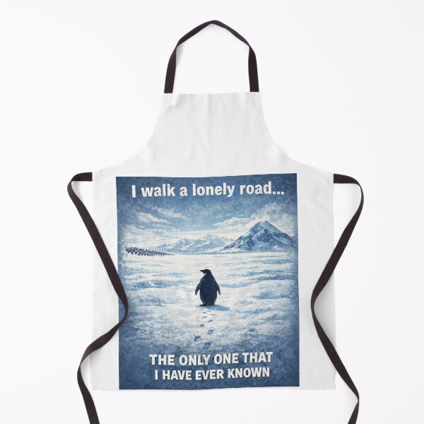 Item preview, Lonely Penguin Walking Away – Funny Existential Penguin Meme designed and sold by Wear Sculpt.