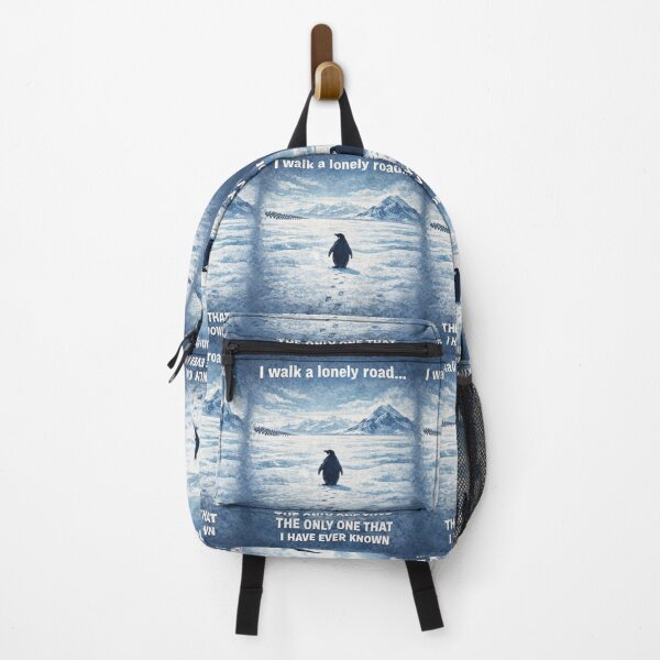 Item preview, Lonely Penguin Walking Away – Funny Existential Penguin Meme designed and sold by Wear Sculpt.