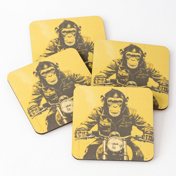 Item preview, Funny Graffiti Chimp on a motorcycle designed and sold by Boxing Kangaroo Retail Company.
