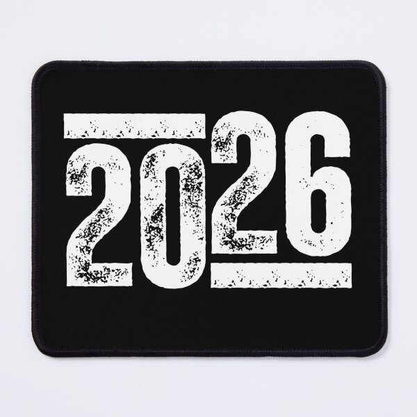 Item preview, 2026 Shirt – Bold Distressed Year Design for Graduation, Milestones, and Senior Class Celebrations White Bars & Font designed and sold by GFamilyC.