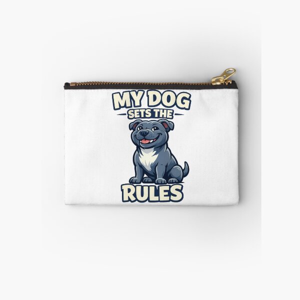 Item preview, Cheeky Staffy My Dog Sets The Rules Funny Staffie designed and sold by BestFriendTees.