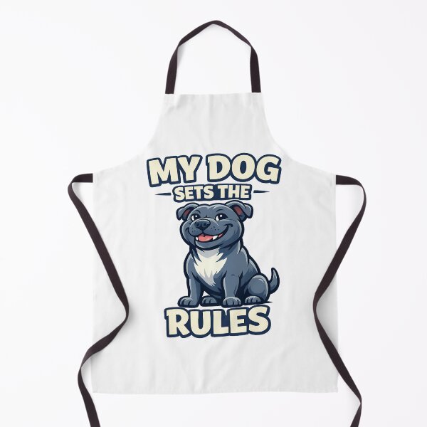 Item preview, Cheeky Staffy My Dog Sets The Rules Funny Staffie designed and sold by BestFriendTees.