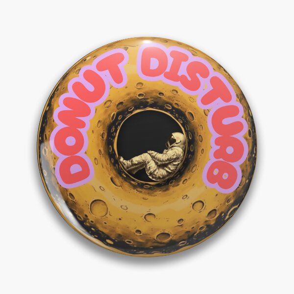 Item preview, No molestar - astronauta en la luna donut designed and sold by Shivdarshan.