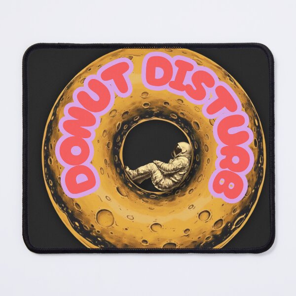 Item preview, do nut disturb- astronaut on moon donut designed and sold by Shivdarshan.