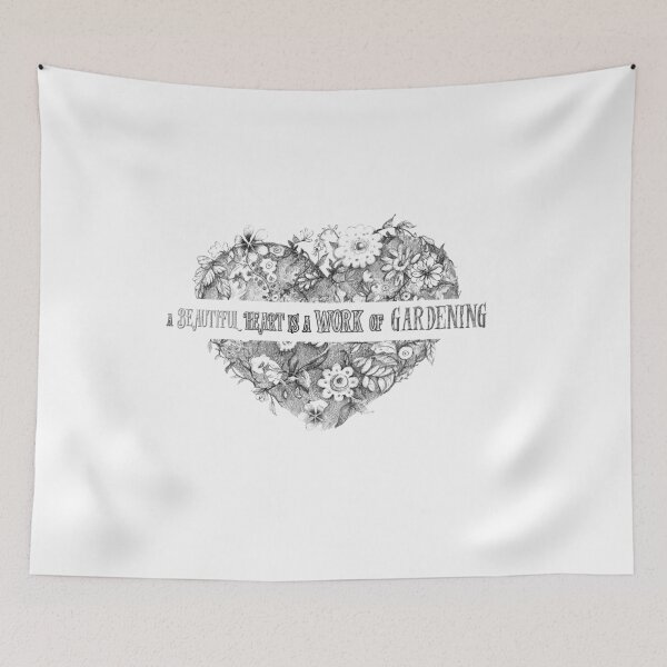 Item preview, A beautiful heart is a work of gardening designed and sold by Monica Cingolani Art.