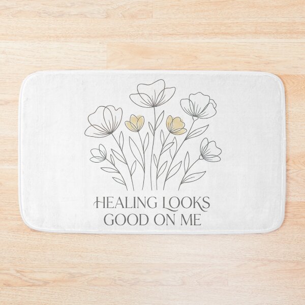 Item preview, Healing Looks Good On Me | Soft Pastel Flowers & Recovery Quote designed and sold by Tamer ⭐⭐⭐⭐⭐.