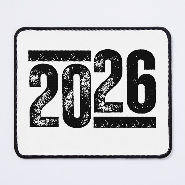 Item preview, 2026 Shirt – Bold Distressed Year Design for Graduation, Milestones, and Senior Class Celebrations Black Bars & Font designed and sold by GFamilyC.