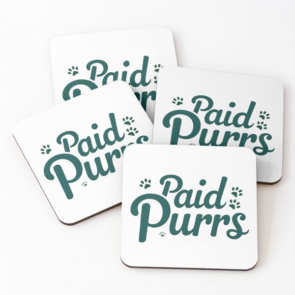 Item preview, Paid Purrs – Cat Lover Design for Developers & Programmers designed and sold by FeelFreeStore.