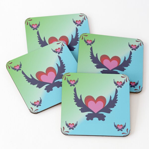 Item preview, Flying Heart of Positive Energy designed and sold by OIL Pattern Design .