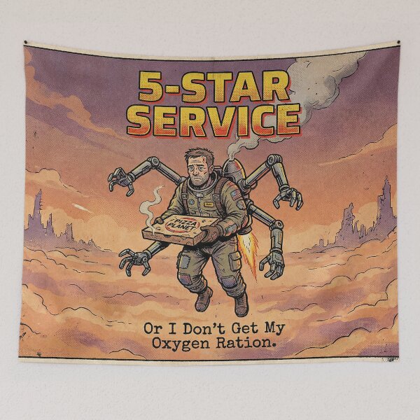 Item preview, Retro-Futuristic Gig Economy Satire in a Dystopian Future designed and sold by SavinMercantile.