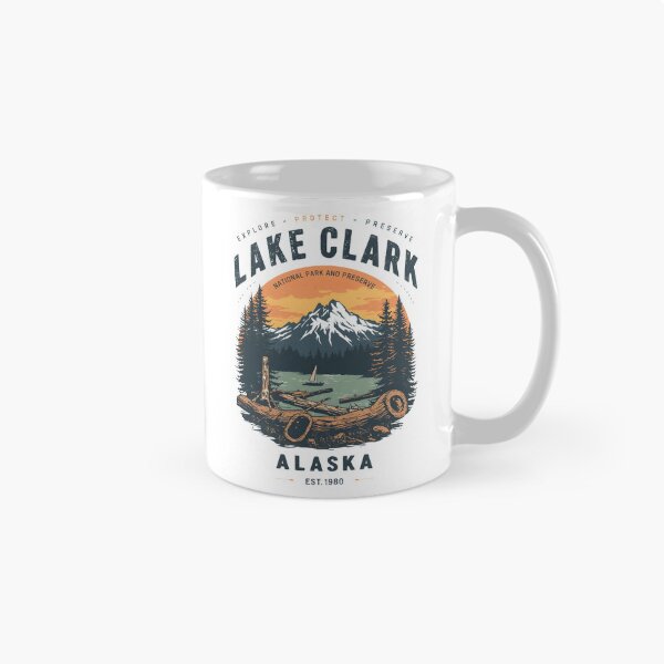 Aperçu de l'œuvre Parc national du lac Clark - Alaska créée et vendue par GoodOldVintage.