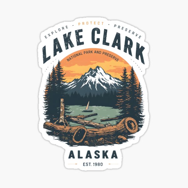 Artikelvorschau, Lake Clark Nationalpark – Alaska entworfen und verkauft von GoodOldVintage.