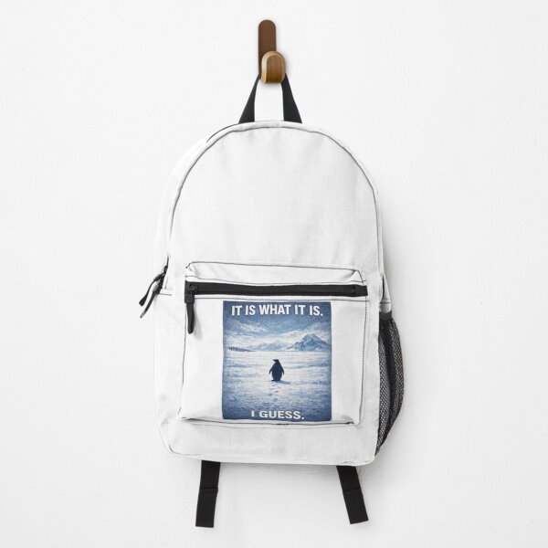 Item preview, Penguin Going His Own Way – Cinematic Funny Penguin Art designed and sold by Wear Sculpt.