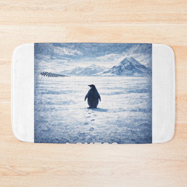 Item preview, Penguin Going His Own Way – Cinematic Funny Penguin Art designed and sold by Wear Sculpt.