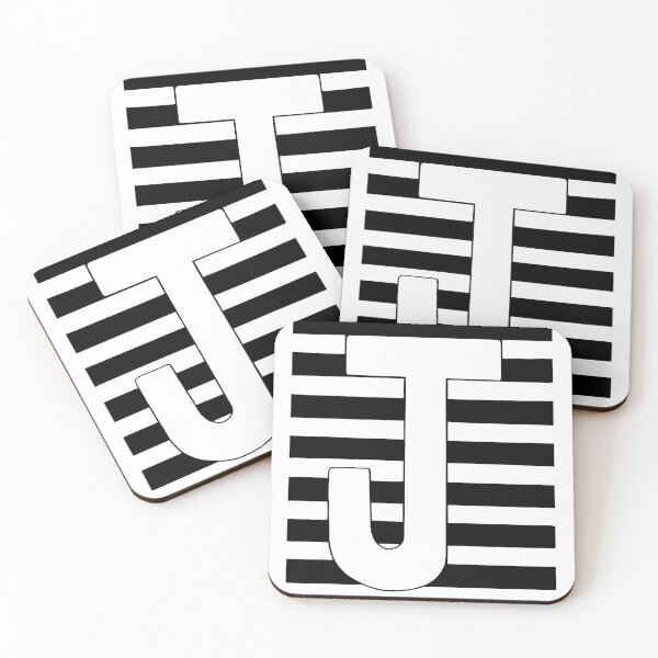 Item preview, Minimal Letter J Black and White  designed and sold by GTeoArt.