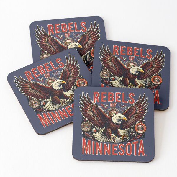 Item preview, Minnesota Rebel Rebels of Minnesota Eagle Vintage Art designed and sold by Uglyandcute.