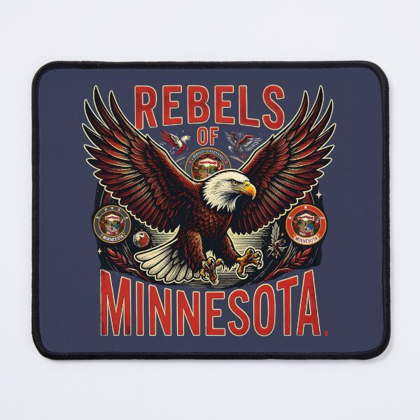 Item preview, Minnesota Rebel Rebels of Minnesota Eagle Vintage Art designed and sold by Uglyandcute.