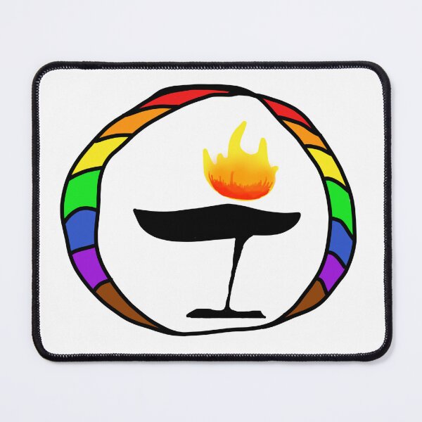 Item preview, Rainbow Pride Flag UU Chalice designed and sold by Kit Lynn.
