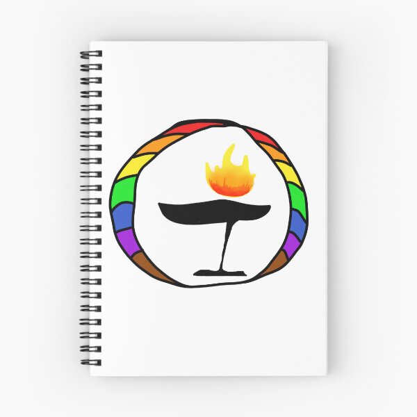 Item preview, Rainbow Pride Flag UU Chalice designed and sold by Kit Lynn.