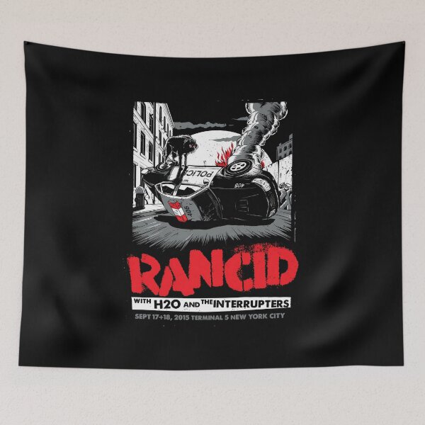 Item preview, RANCID T-Shirt – Rebellion and Limitless Punk Rock designed and sold by rockfanatic.