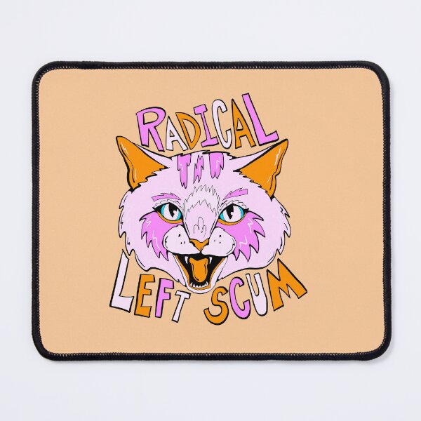 Item preview, New Proud Radical Left Cat - proud progressive liberal cat  designed and sold by crestfallenmermaid.