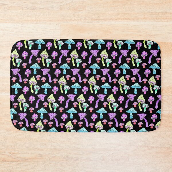Item preview, Technicolor Mushrooms Kawaii Fungi designed and sold by kitschandkawaii.