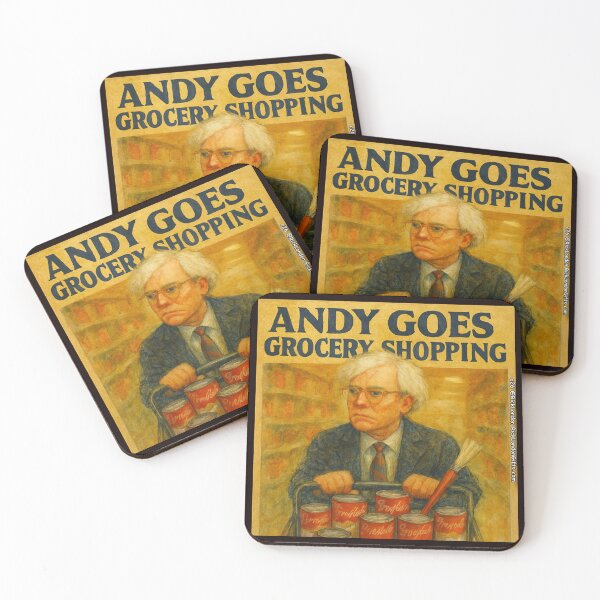 Item preview, Fifteen Minutes Of Pop‑Art Grocery Run Illustration designed and sold by Rick London Gifts.