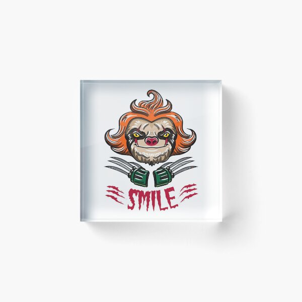 Aperçu de l'œuvre Horreur paresseux SMILE Tshirt créée et vendue par ShadySchatten.