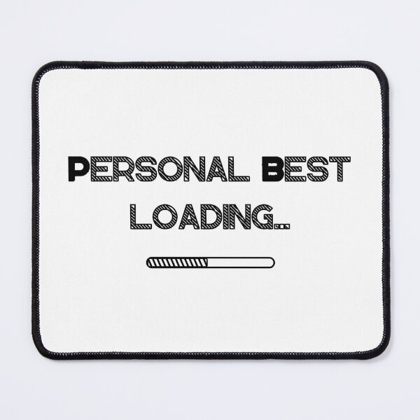 Item preview, Personal Best Loading – Speedrunning Progress Text Design designed and sold by PHRASEandSTYLE.