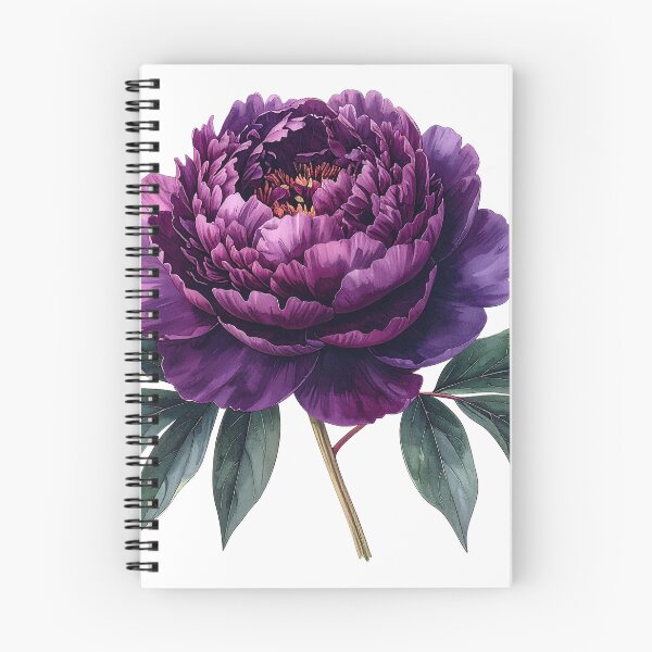 Item preview, Watercolor Peony Flower Botanical Illustration  designed and sold by Rutvain.