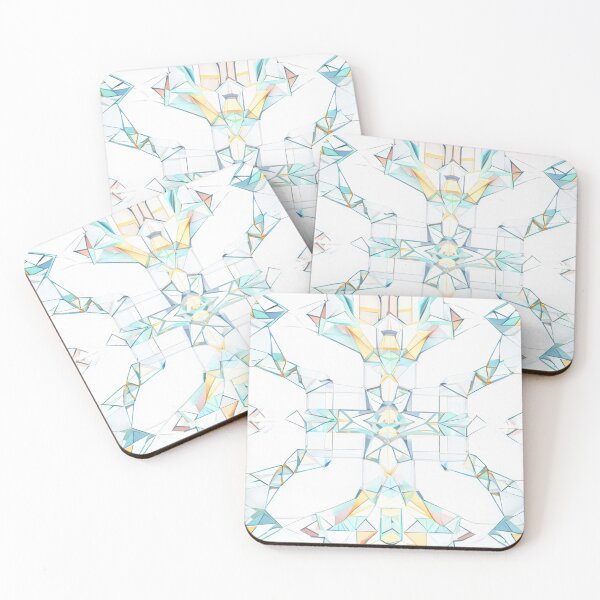 Item preview, Crystal Prism Symphony – Geometric Pastel Art designed and sold by Colorshow-relax.