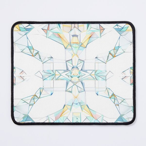 Item preview, Crystal Prism Symphony – Geometric Pastel Art designed and sold by Colorshow-relax.