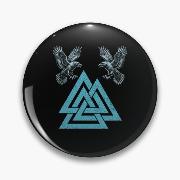 Item preview, Odin Ravens Valknut Sigil designed and sold by MehMerchTees.
