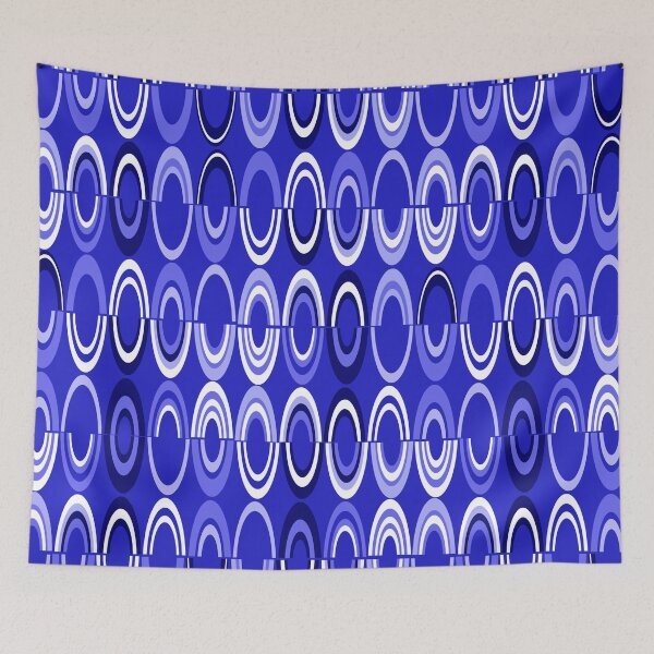Item preview, Blue Circular Pattern designed and sold by Andrew  Hitchen.