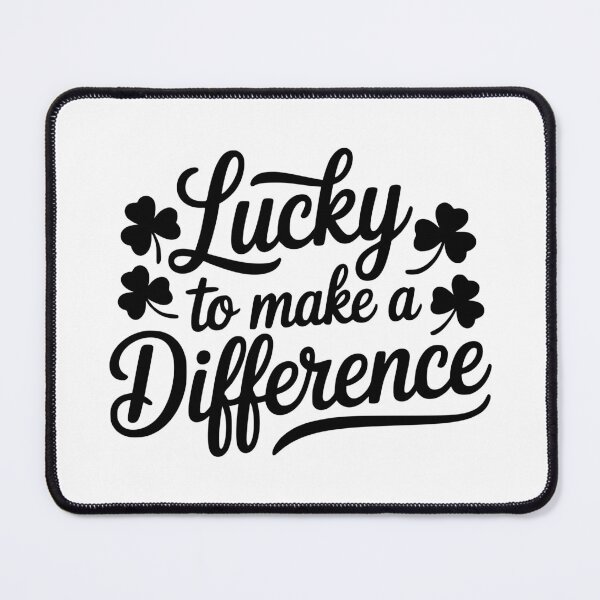 Item preview, Lucky to Make a Difference designed and sold by theartfulaspie.
