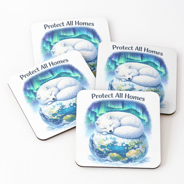Item preview, Protect All Homes Arctic Fox Earth designed and sold by AnnDesignStudio.