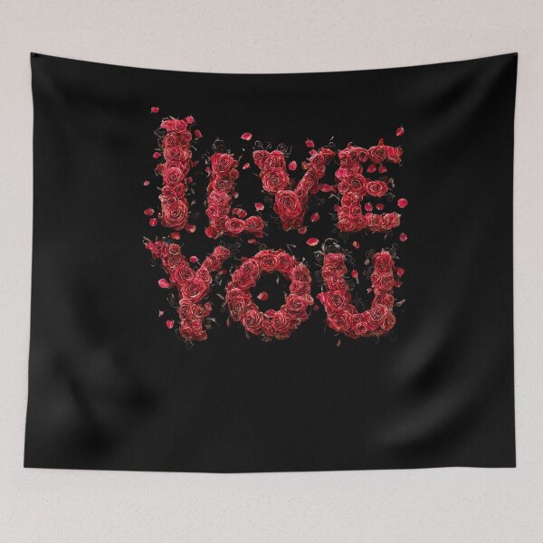Item preview, The inscription "I love You" made of rose heads designed and sold by DżodżoJoy.