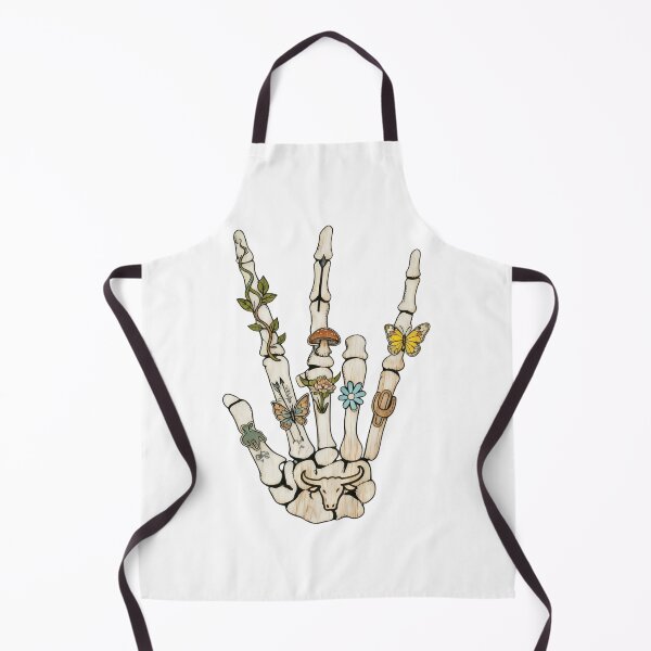 Item preview, Boho Skeleton Hand with Flowers, Butterflies & Western Art – Vintage Aesthetic Illustration designed and sold by truongloc246.