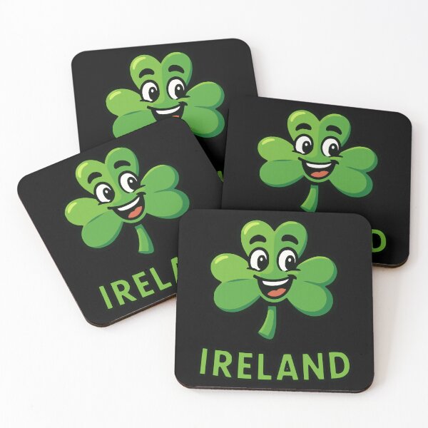Item preview, Ireland with Smiling Shamrock designed and sold by OliDesigns.