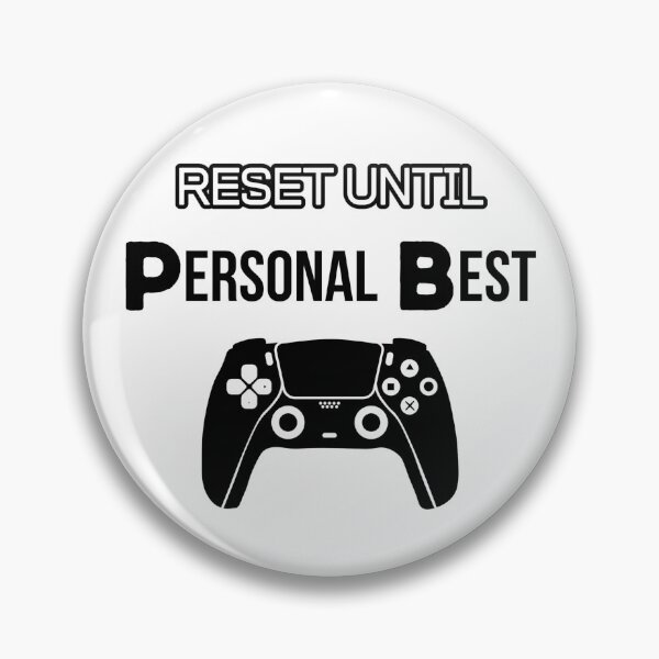 Item preview, Reset Until Personal Best – Minimal Controller Speedrun Design designed and sold by PHRASEandSTYLE.