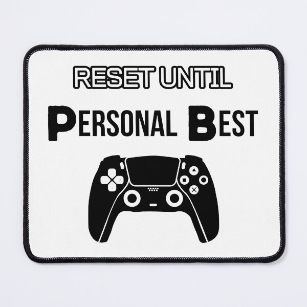 Item preview, Reset Until Personal Best – Minimal Controller Speedrun Design designed and sold by PHRASEandSTYLE.